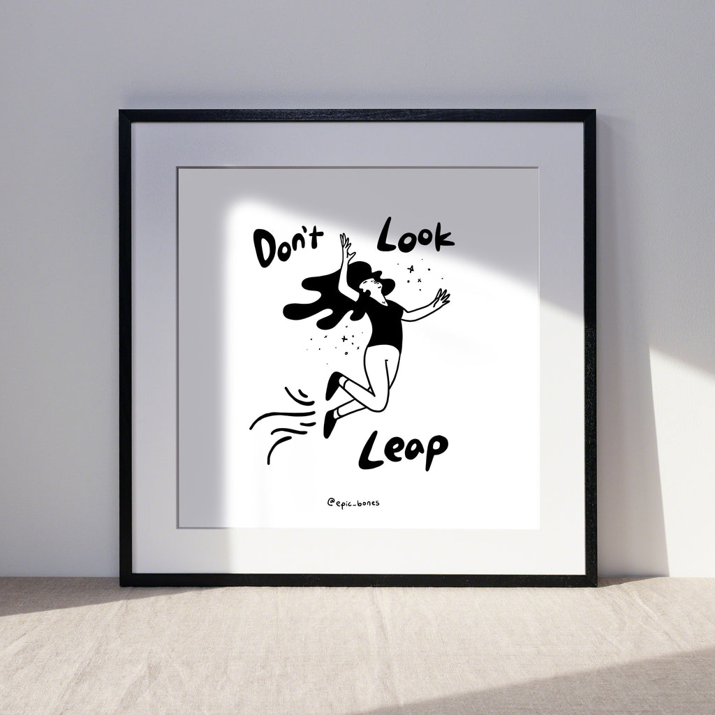 Don't Look Leap - Print