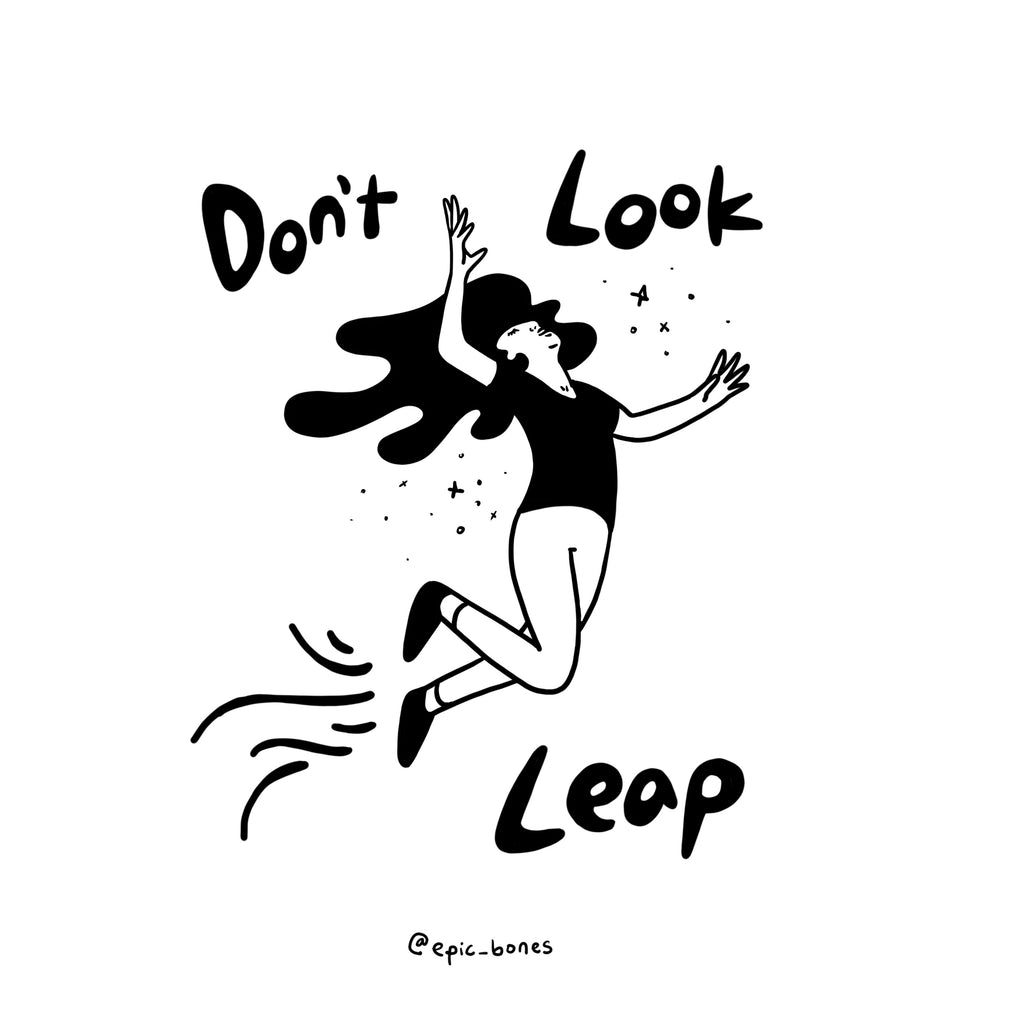 Don't Look Leap - Print